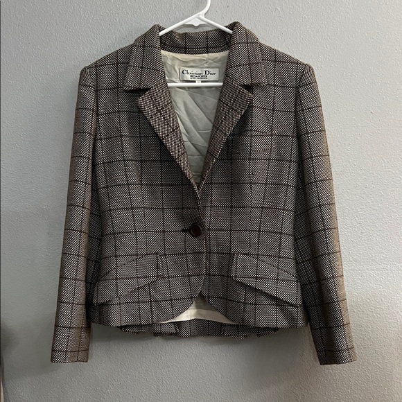 Dior Checkered Women's Blazer - Picture 2 of 4